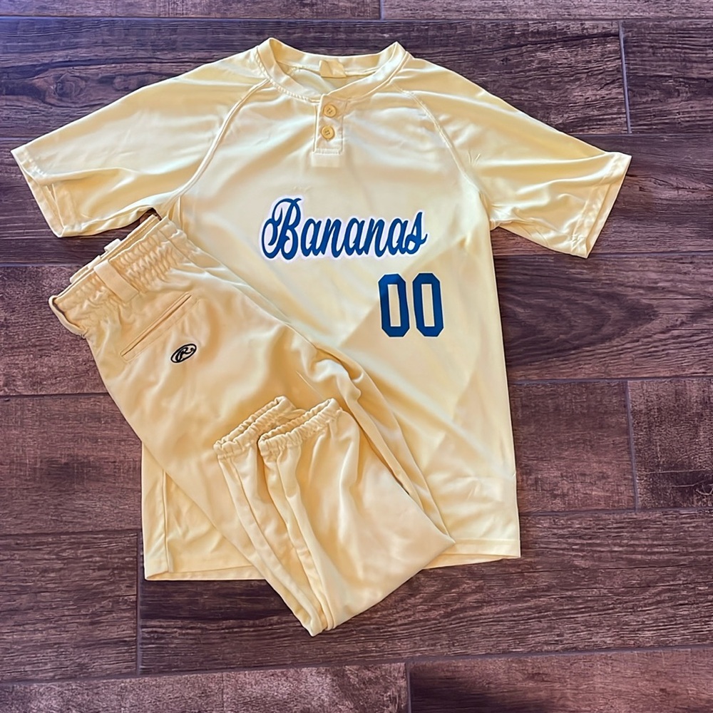 Homemade Savannah Bananas costume
